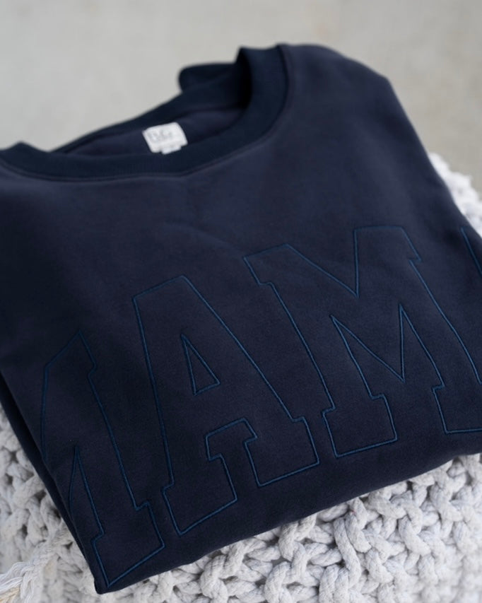 MAMA Drop Shoulder Crew - NAVY BLUE *updated fit*