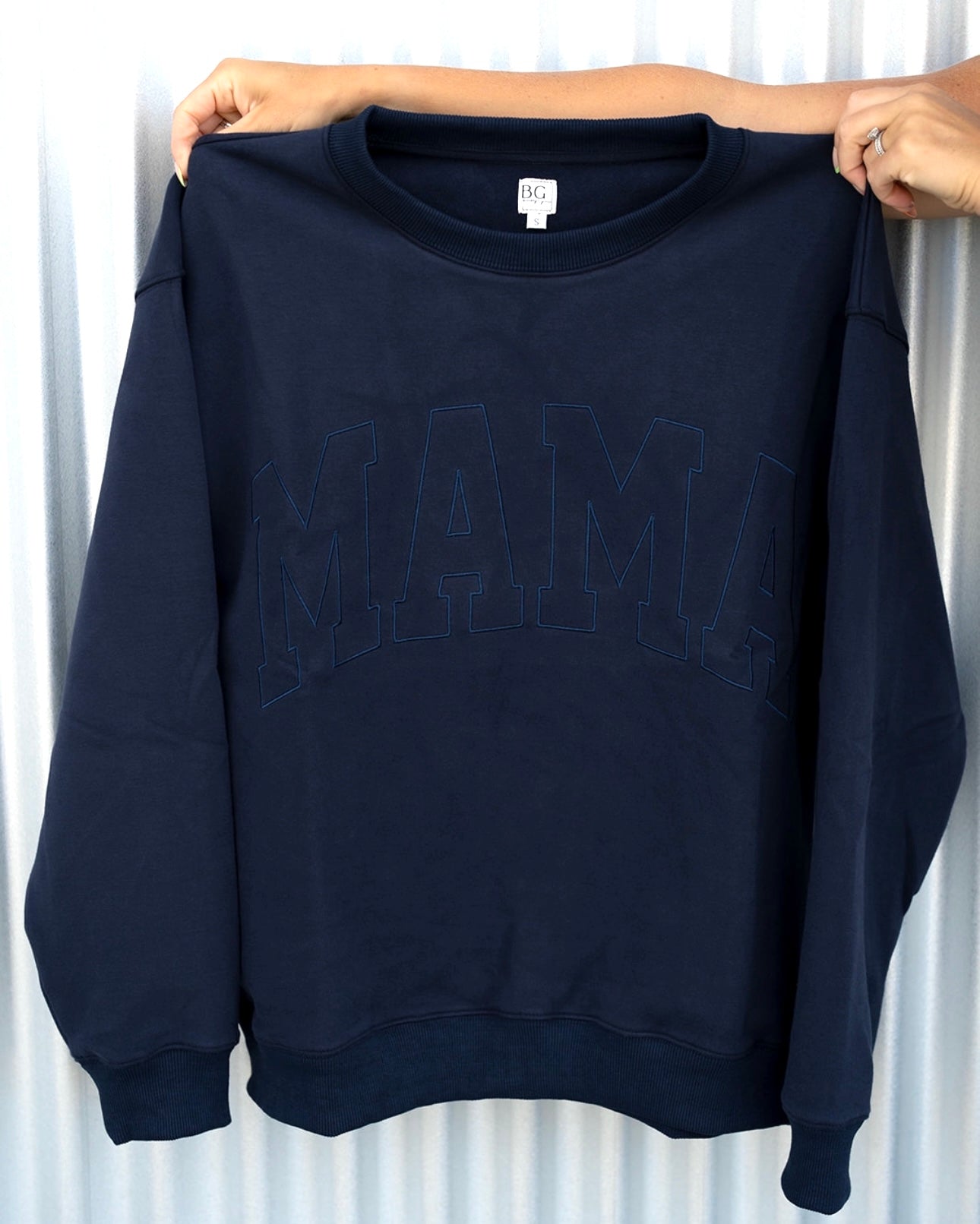 MAMA Drop Shoulder Crew - NAVY BLUE *updated fit*